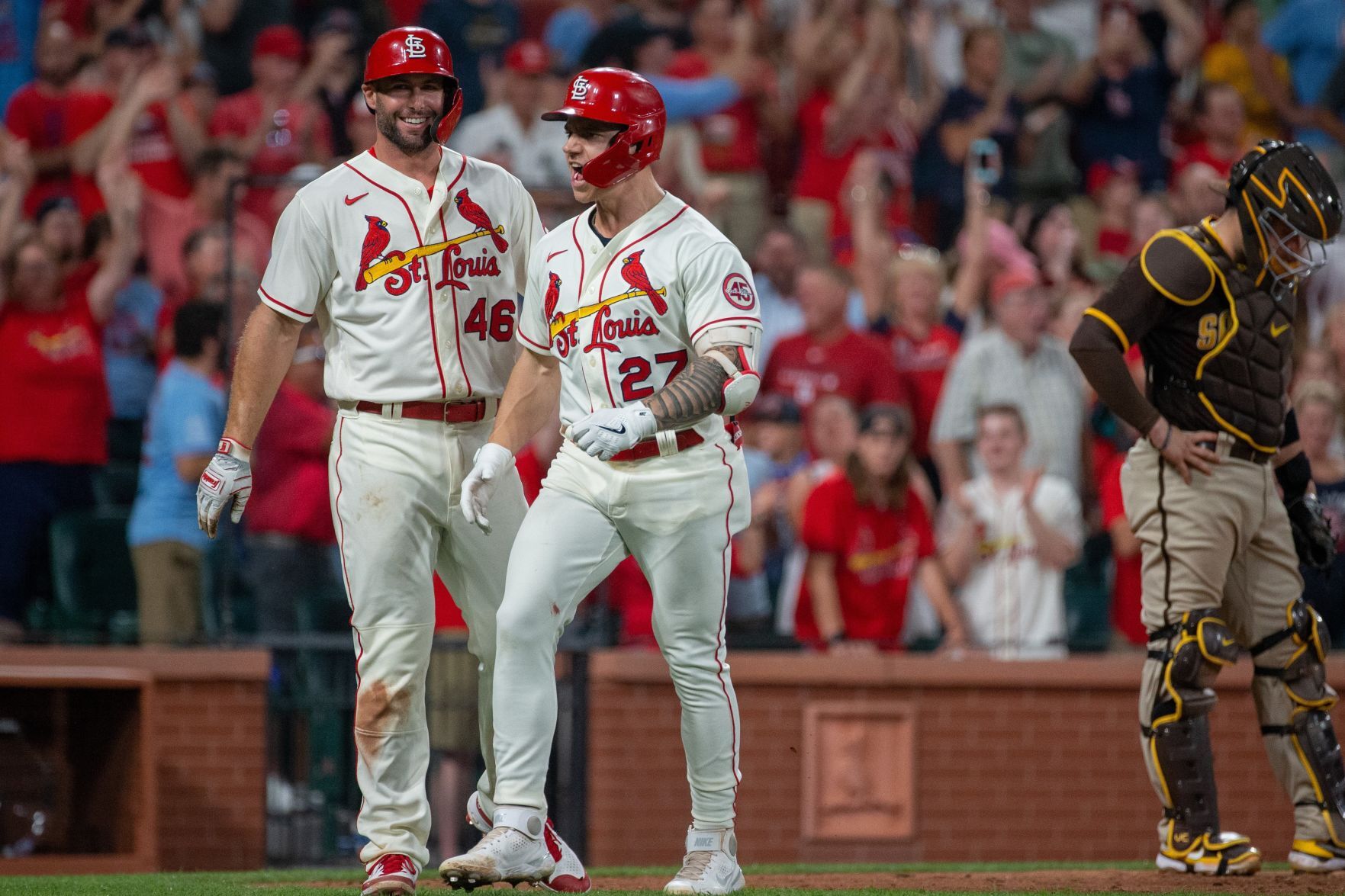 Cardinals take on Padres in second game at home
